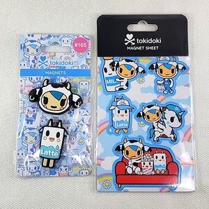 Tokidoki Milk and Latte Magnets NWT